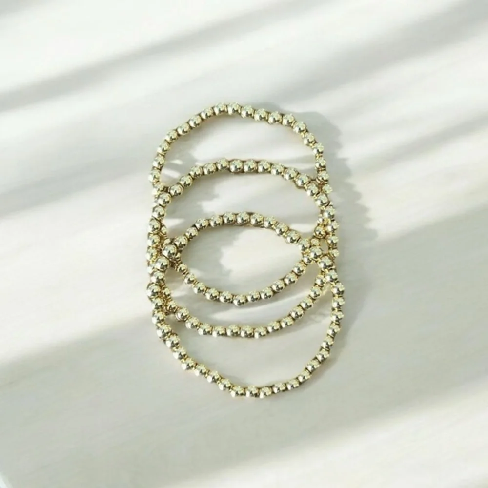 18k Gold Filled Beaded Bracelet (1)